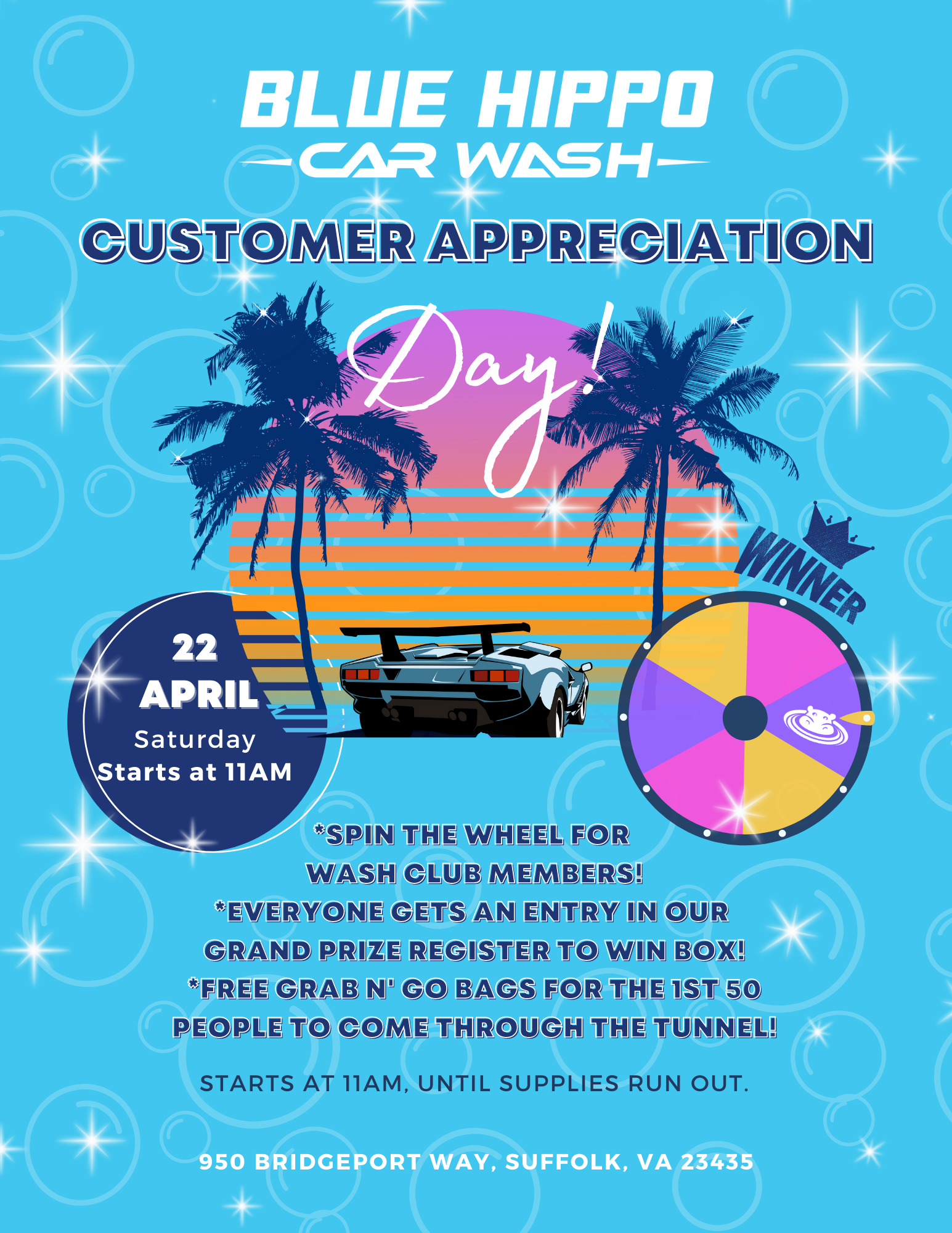 Customer Appreciation Day at Blue Hippo