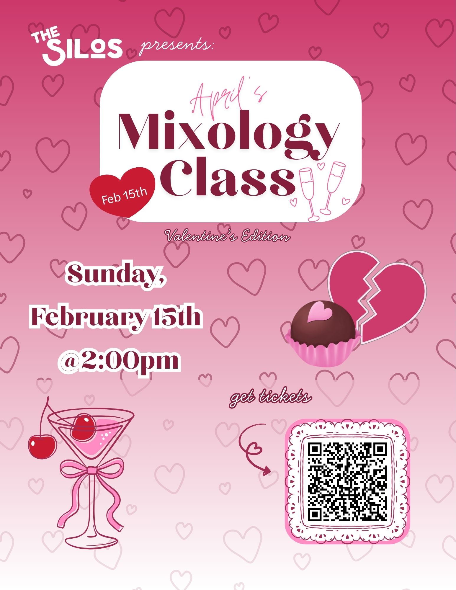 Valentine's Mixology Class at The Silos